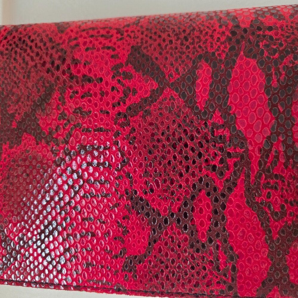 EUC DESIGNER CARLA MANCINI LEATHER HANDBAGS SNAKESKIN - Picture 7 of 14